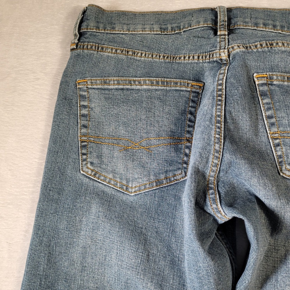 Signature by Levi Strauss & Co S51 Straight Jeans Mens 34x32.5 Blue Medium Wash - Picture 13 of 13